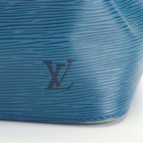 Louis Vuitton Toledo Blue Epi Leather Long Bi